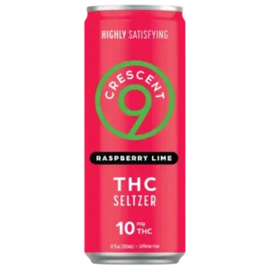 Crescent 9 Raspberry Lime 10mg THC Seltzer 4-Pack