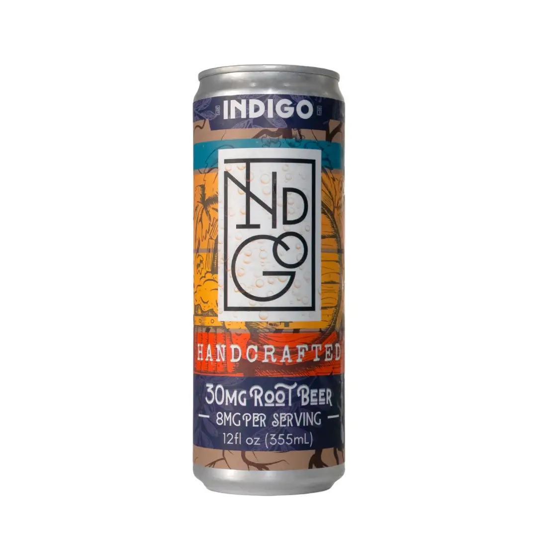 Indigo Handcrafted Root Beer 100mg THC 4-Pack