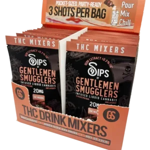 Gentlemen Smugglers Water Soluble 20mg Delta-9 THC Mix 20-Box