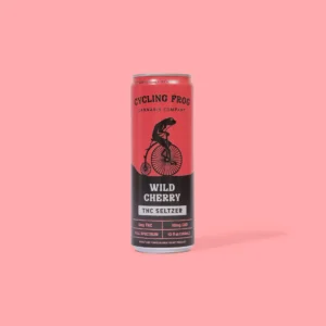 Cycling Frog Wild Cherry THC Seltzer 5mg 4-Pack