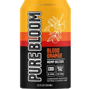Pure Bloom Hemp Seltzer Blood Orange 10 mg THC 4-Pack