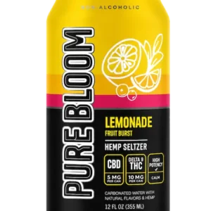Pure Bloom Hemp Seltzer Lemonade 10 mg THC 4-Pack