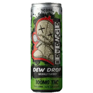 Revenge THC Soda - Dew Drop - 100MG 4-Pack