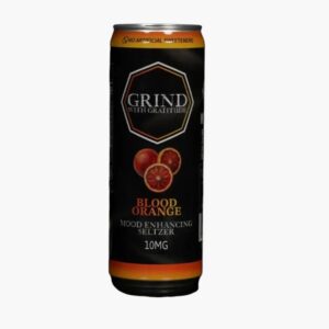Grind with Gratitude Blood Orange 10 mg THC Seltzer