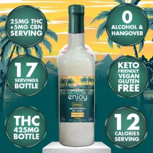 Enjoy Hemp Chill Citrus Spirit 25mg THC 750ml Bottle