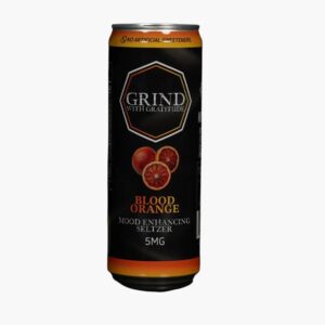 Grind with Gratitude Blood Orange 5 mg THC Seltzer