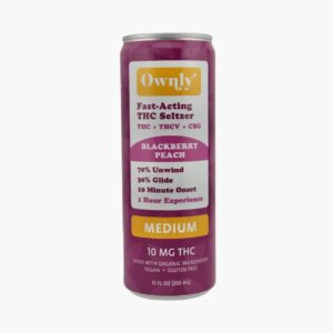 Ownly Blackberry Peach 10 mg THC Seltzer