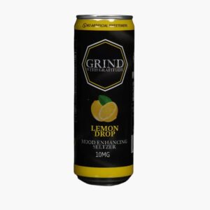 Grind with Gratitude Lemon Drop 10 mg THC Seltzer