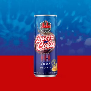 Goodland Extracts Buzz Cola product packaging