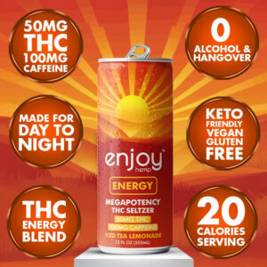 Enjoy Hemp "Energy" • Iced Tea Lemonade product packaging