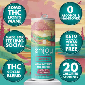 Enjoy Hemp "Social" • Strawberry Guava product packaging