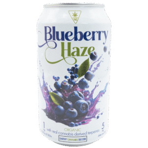 Earthy Blueberry Haze 5mg THC 4-Pack product packaging
